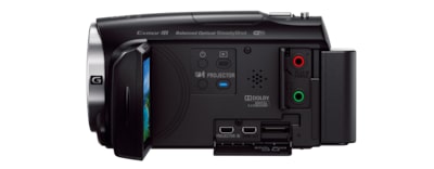 Rankinė HD vaizdo kamera su projektoriumi | HDR-PJ620 | Sony Lithuania