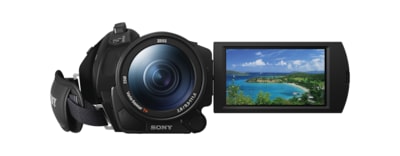 4K HDR vaizdo kamera su sparčiu hibridiniu AF | 4K „Handycam“ FDR