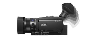 4K HDR vaizdo kamera su sparčiu hibridiniu AF | 4K „Handycam“ FDR