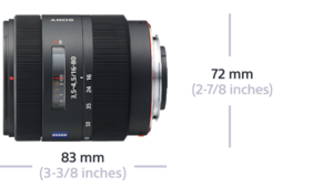 SAL1680Z | α objektyvai | Sony Lithuania